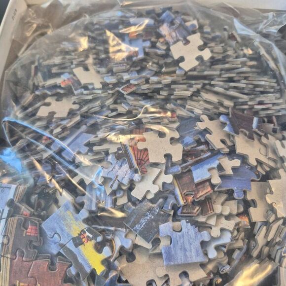 Buffalo Games Charles Wysocki Bostonians & Beans 1000 pc Jigsaw Puzzle - Picture 5 of 6